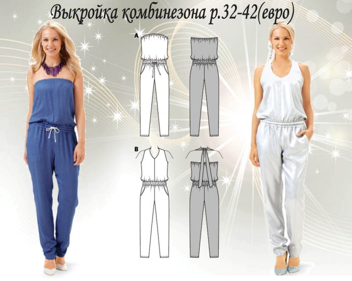 How to sew a summer jumpsuit using a one size pattern